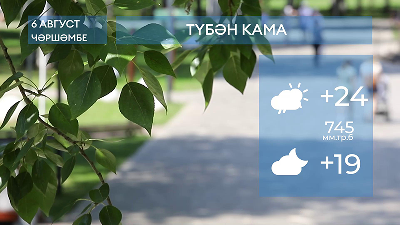2025 елның 6 августына һава торышы
