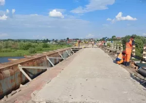 Түбән Кама районында Чишмә елгасы аша күпердә капиталь ремонт бара