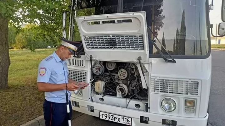 Түбән Кама районында «Автобус» профилактик операциясе үткәрелә