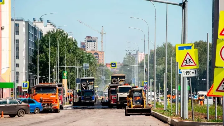 Түбән Кама районында юлларны төзекләндерү эшләре дәвам итә
