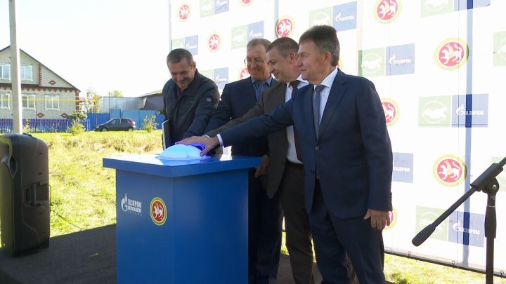 Югары Чаллы авылында ике яңа котельныйга газ җибәрелде