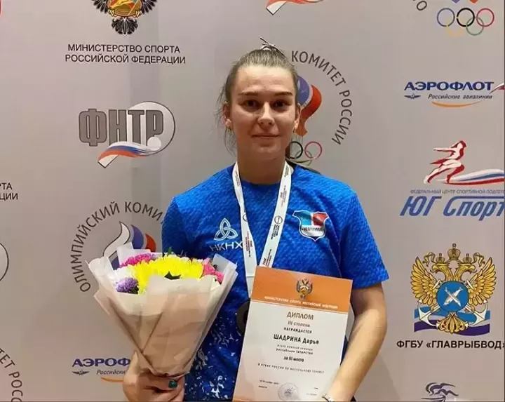 Түбән Кама спортчысы  Россия кубогында өстәл теннисы буенча «бронза» яулаган