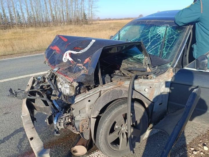 Түбән Кама районында җитди юл-транспорт һәлакәтендә 4 кеше зыян күргән