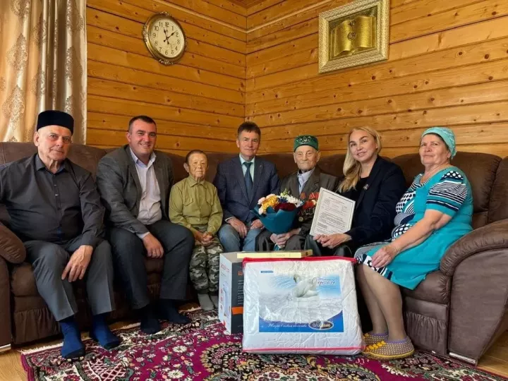 Бөек Ватан сугышы ветераны Мирсәяф Камаловка 101 яшь тулды