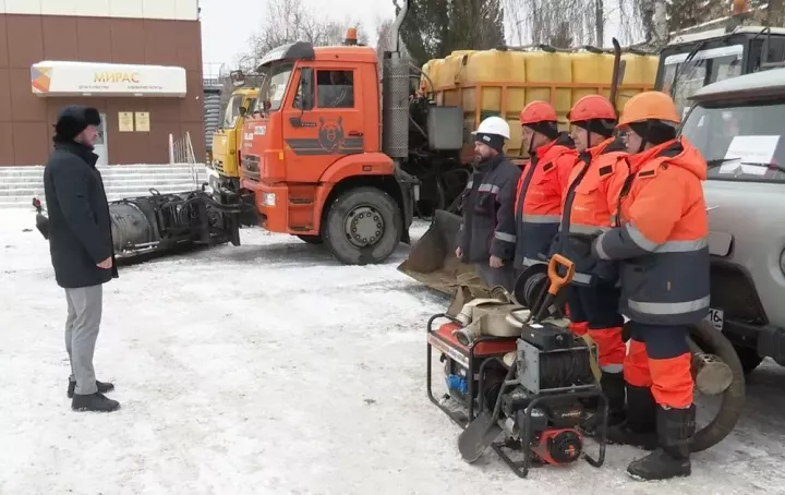 Түбән Камада язгы ташуга әзерлек кысаларында техниканы тикшерделәр