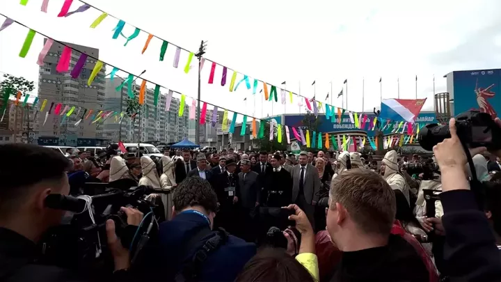 Түбәнкамалылар Федераль Сабантуйда уникаль татар ишегалды төзеде