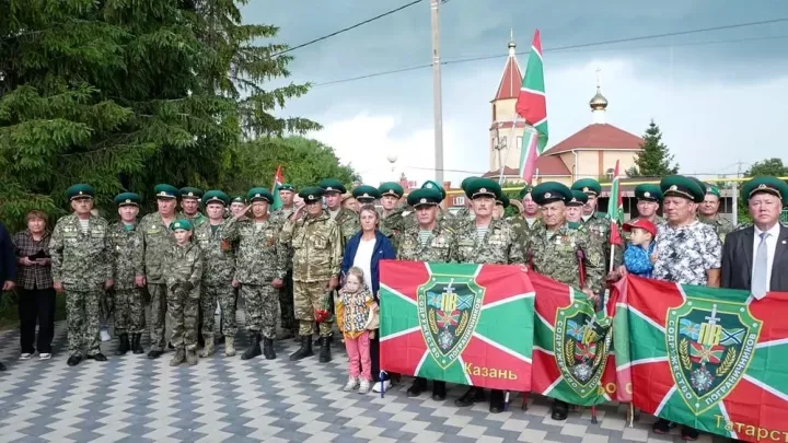 Түбән Кама районында чик сакчыларына багышланган һәйкәл ачылды